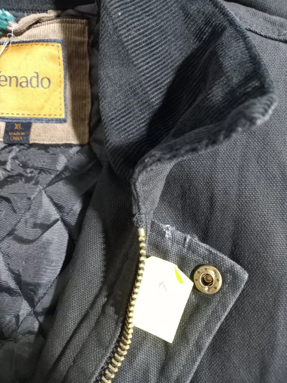 CANVAS CONCEALED CARRY JACKET - Black | XL - Picture 7 of 8